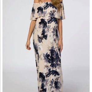 Pink blush maternity dress